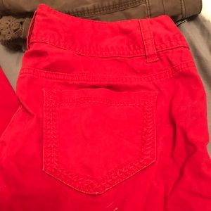 NWOT red skinny jeans